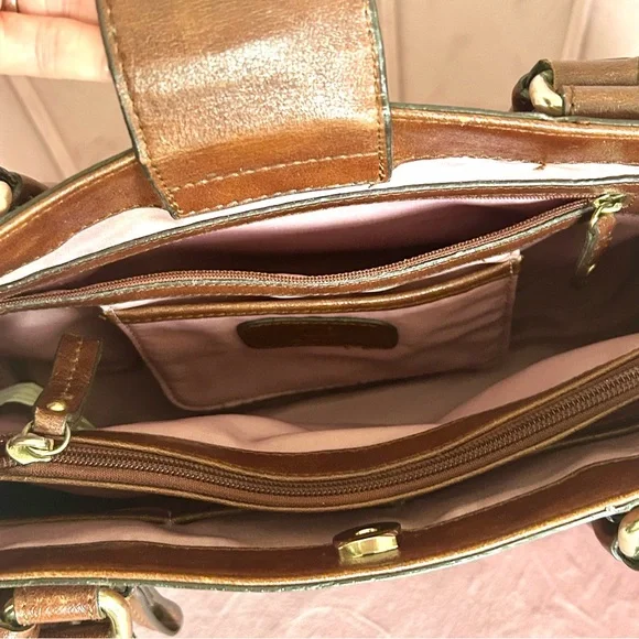 Liz Claiborne Vintage gorgeous leather tote bag - Picture 11 of 16